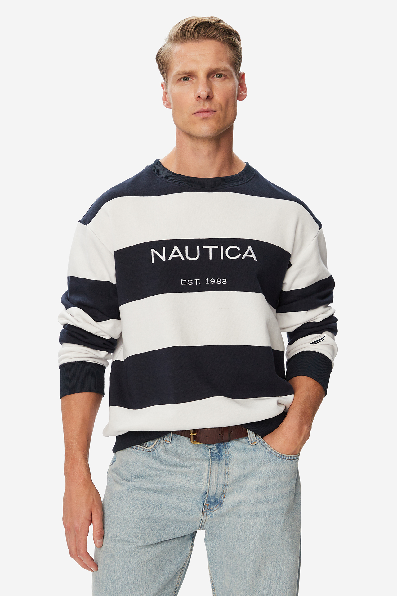 Bluza NAUTICA W226-NAMSS-1119-20S Granatowy