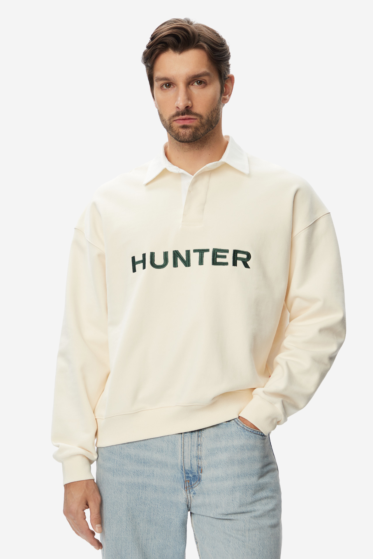 Bluza HUNTER W226-HRMSS-1077-02X Zielony ciemny