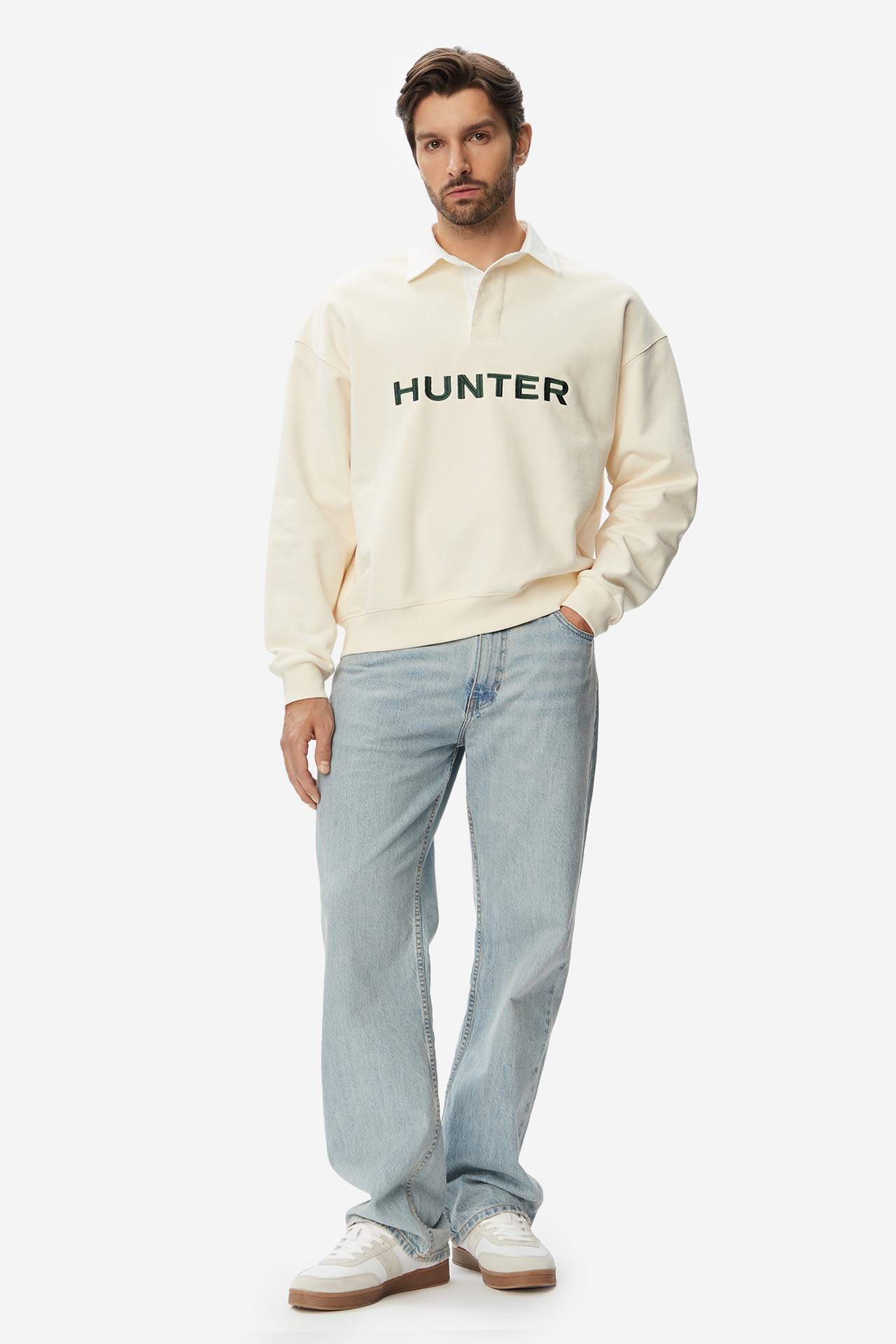 Bluza HUNTER W226-HRMSS-1077-02X Zielony ciemny