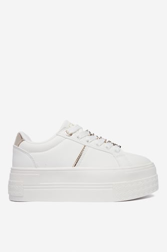 Plátěná obuv GUESS CEO-VGG10AW2026 Bílá