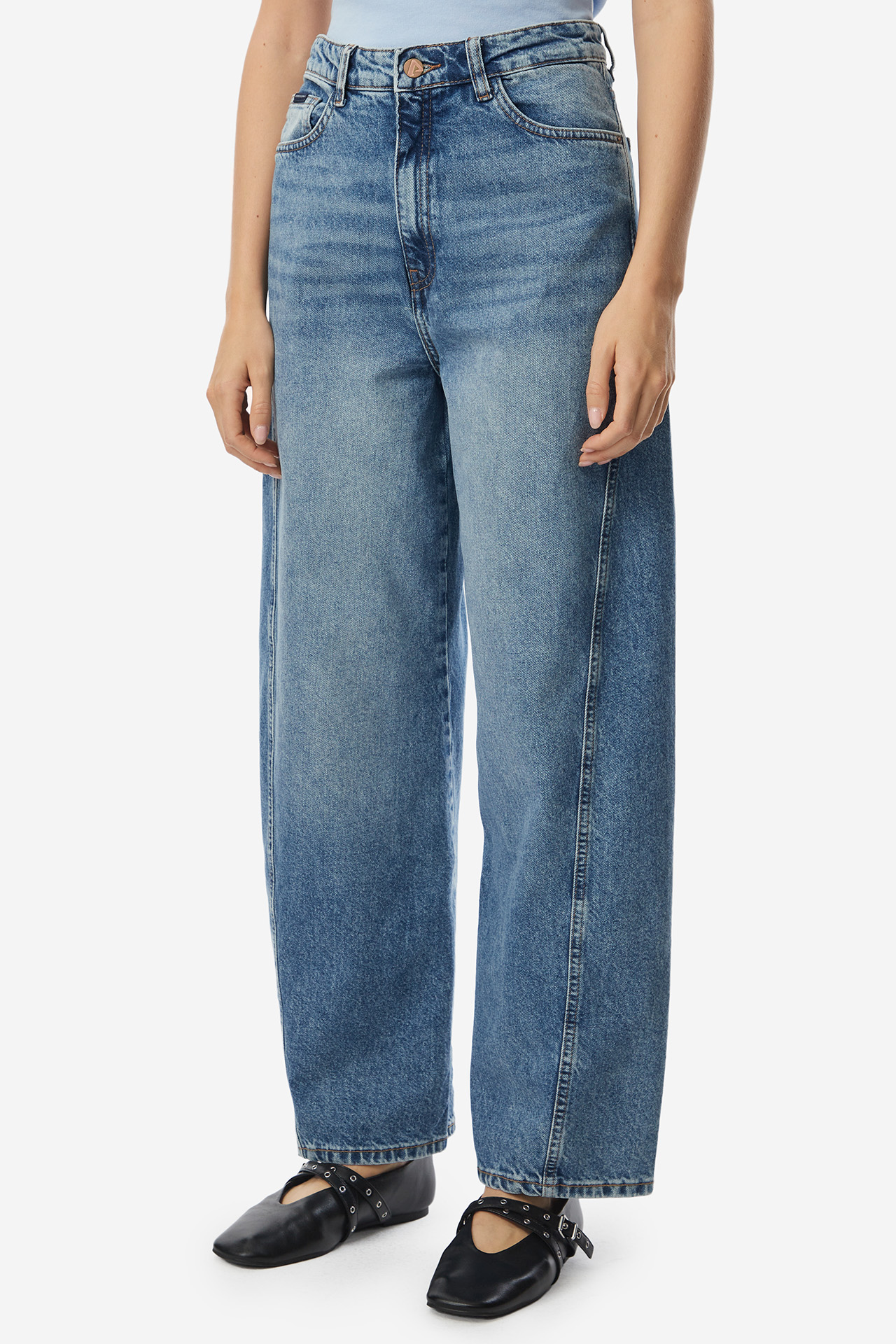 Spodnie jeansowe AMERICANOS W226-AMLTR-1040-21D Niebieski