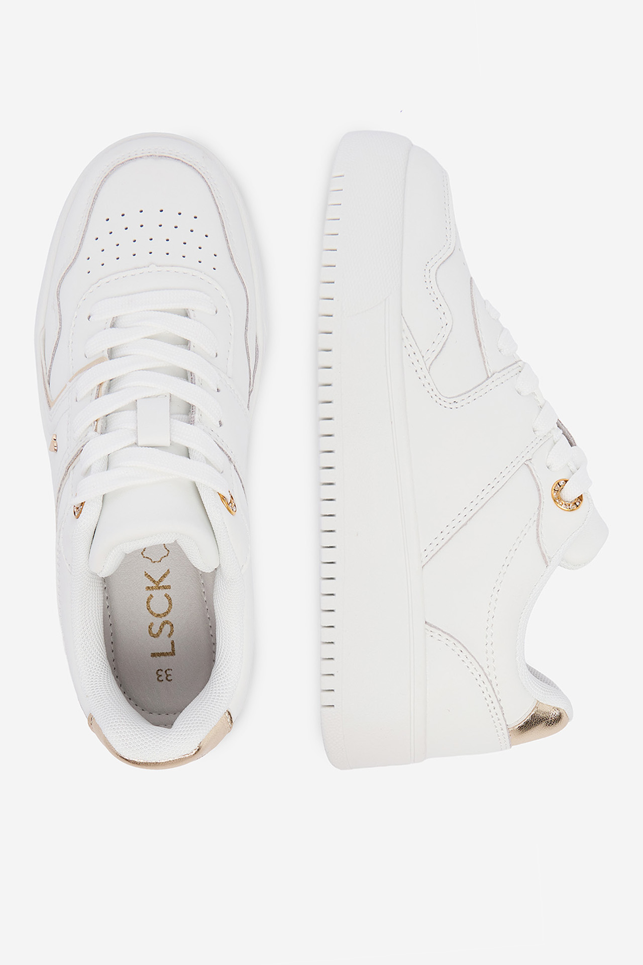 Sneakersy Bílá