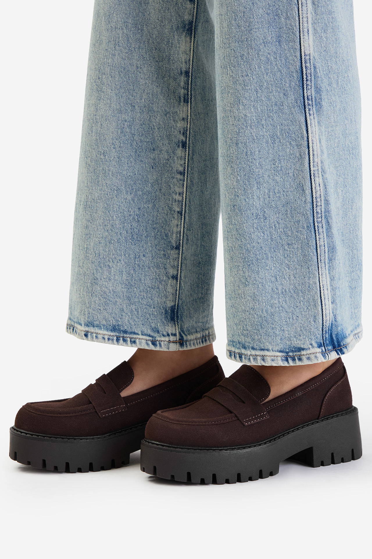 Loafersy Tmavě hnědá