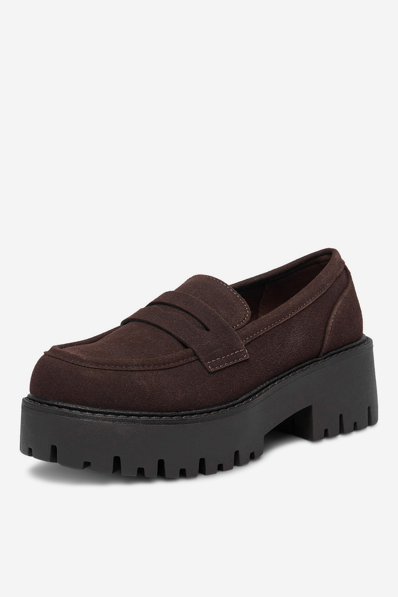 Loafersy Tmavě hnědá