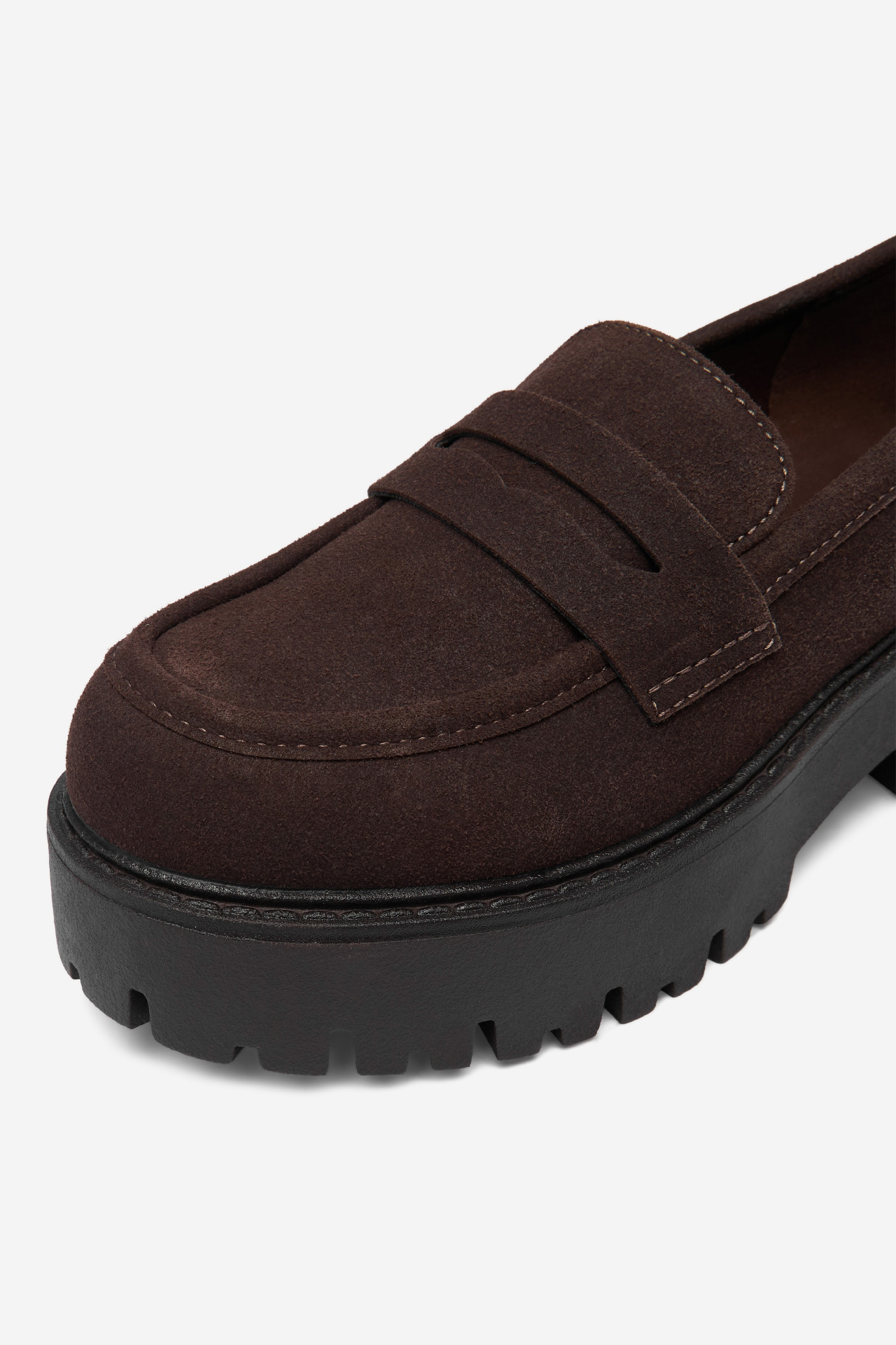 Loafersy Tmavě hnědá