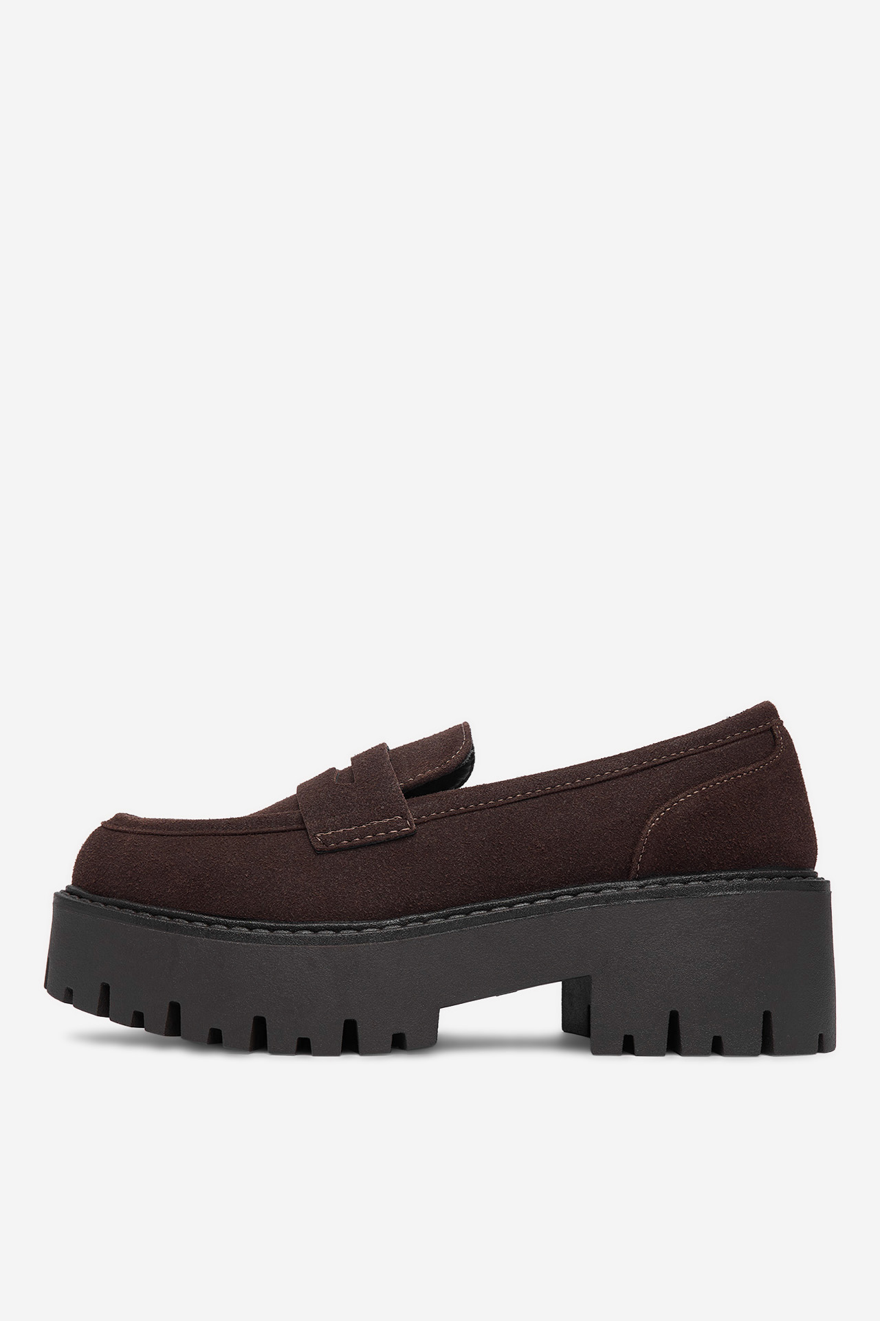 Loafersy Tmavě hnědá