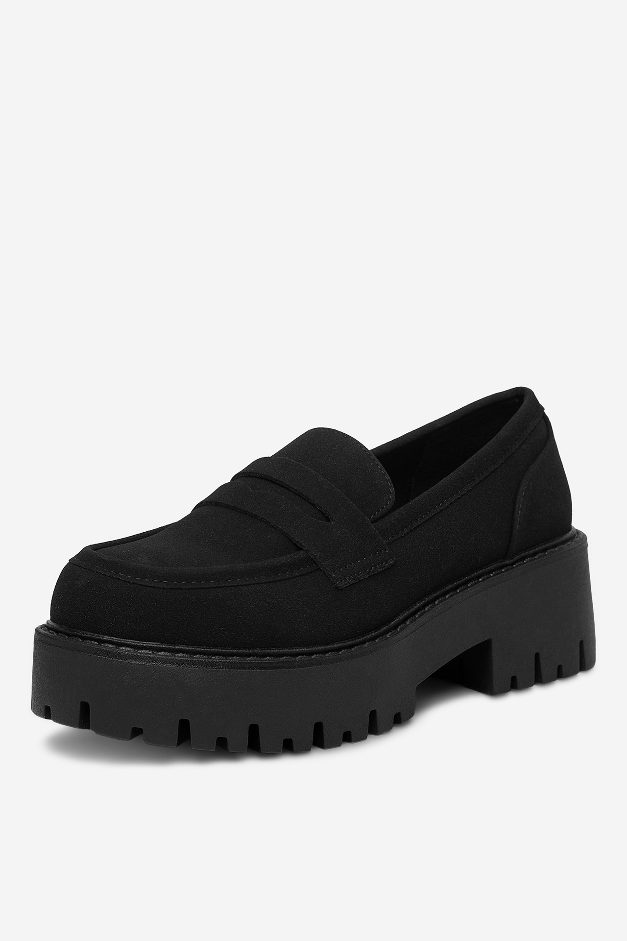 Loafersy Černá