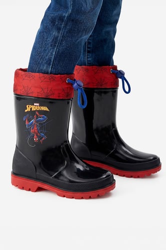 Kalosze Spiderman CEO-NJ-AW26-313SPRMV Czarny