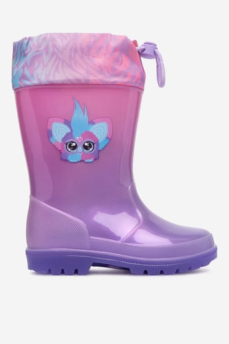 Gumijasti škornji FURBY CEO-NJ-AW26-220FUR Vijolična