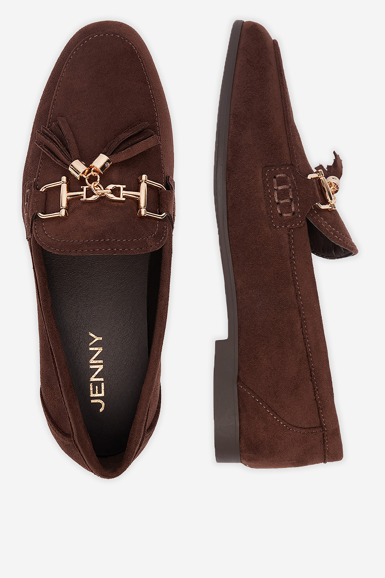 Loafersy Hnědá