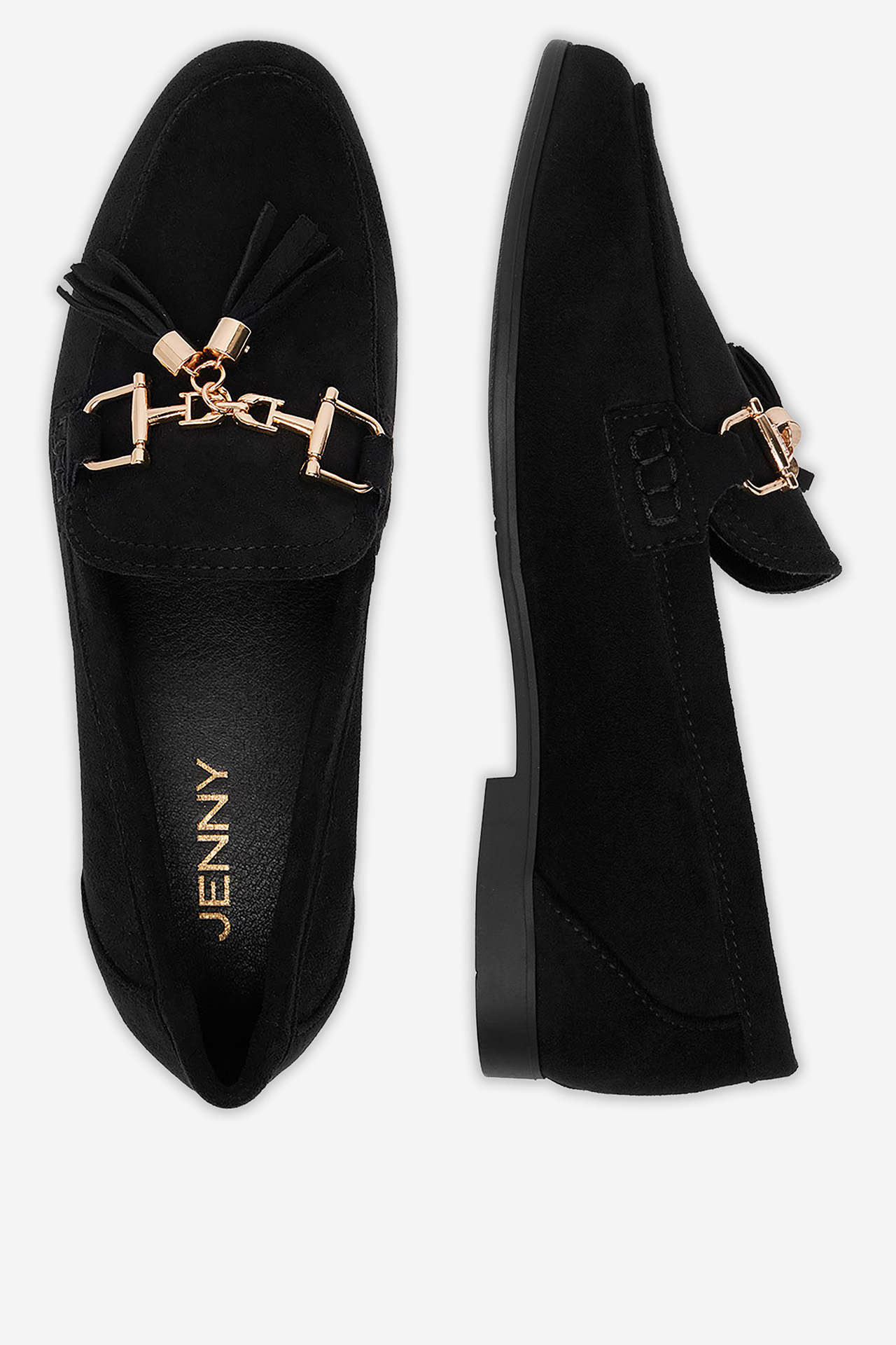 Loafersy Černá