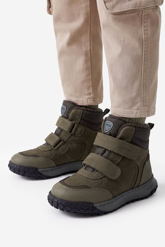 Šněrovací vyšší obuv Lasocki Kids CEO-CI12-3138-12 Khaki