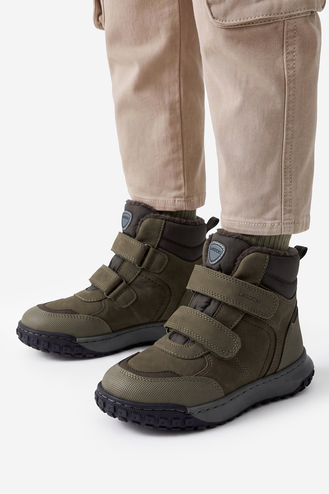 Kotníková obuv Khaki
