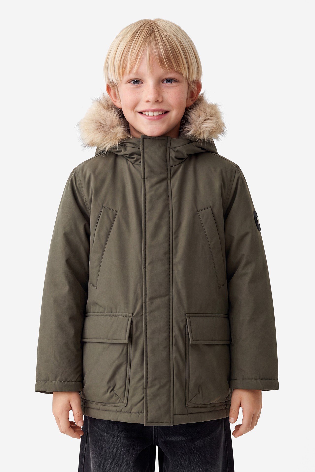 Kurtka DC W226-DCBJT-1084-31X Zielony ciemny