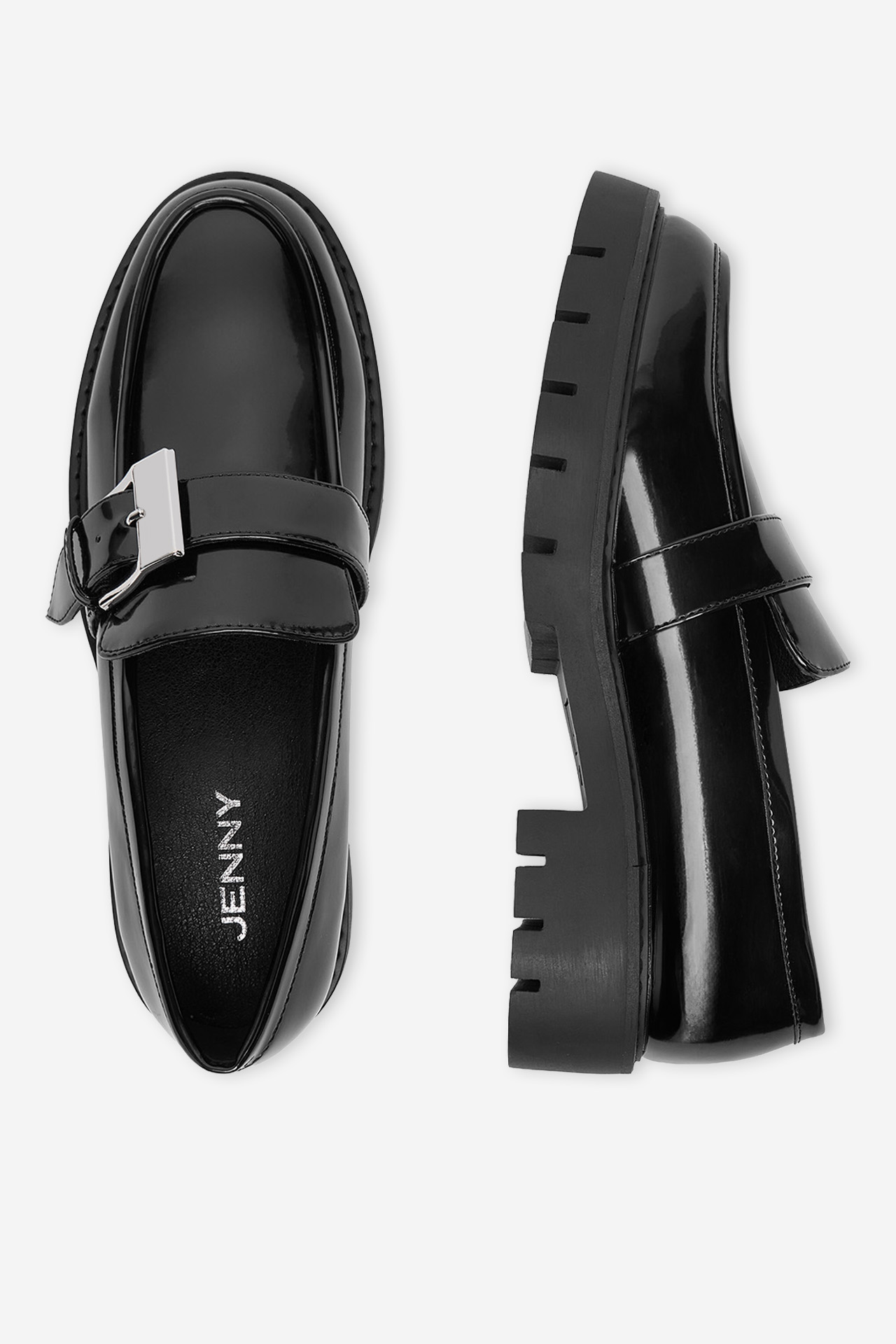 Loafersy Černá