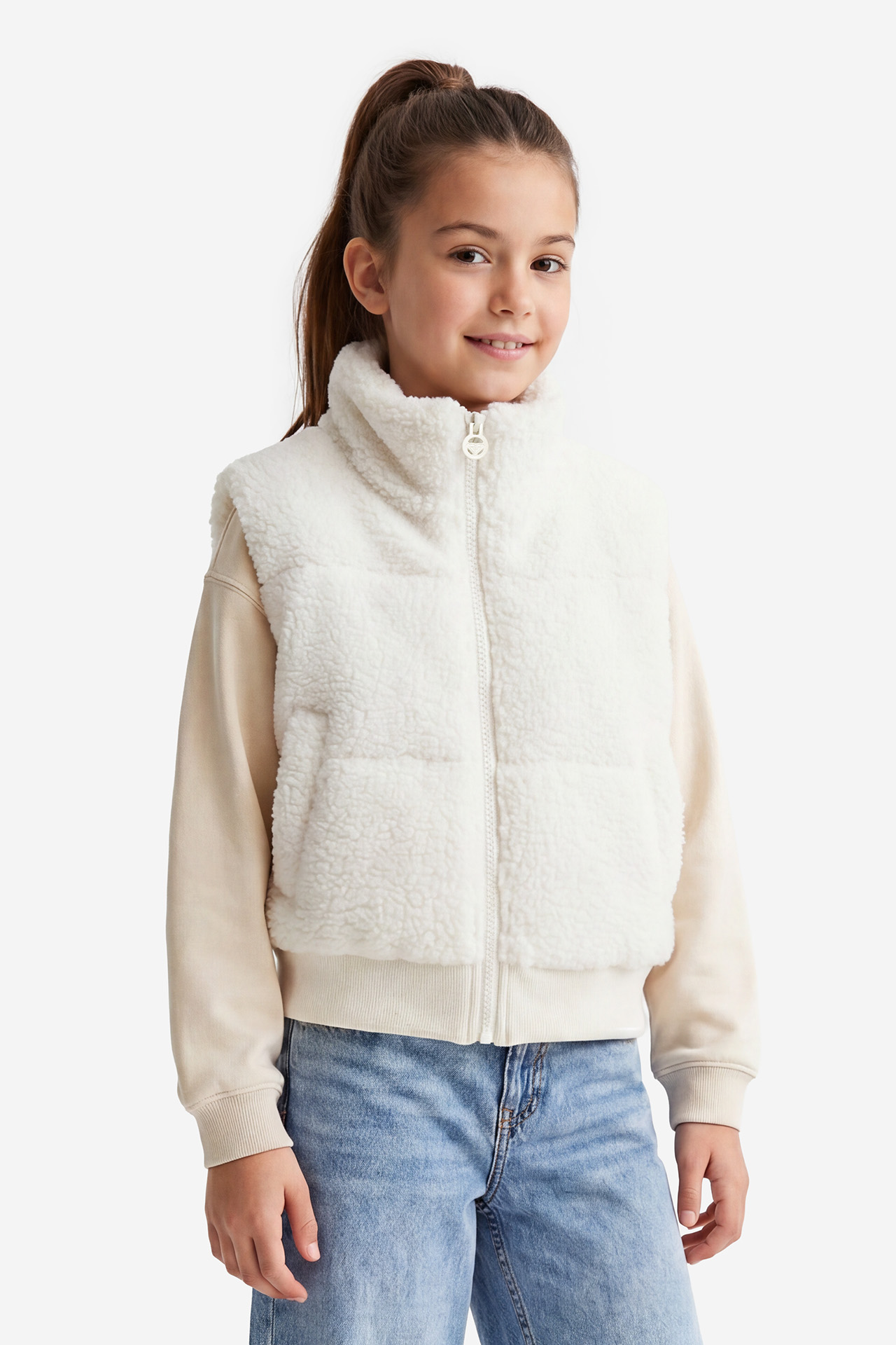 Kamizelka ROXY W226-RXGJT-1062-02X Kremowy