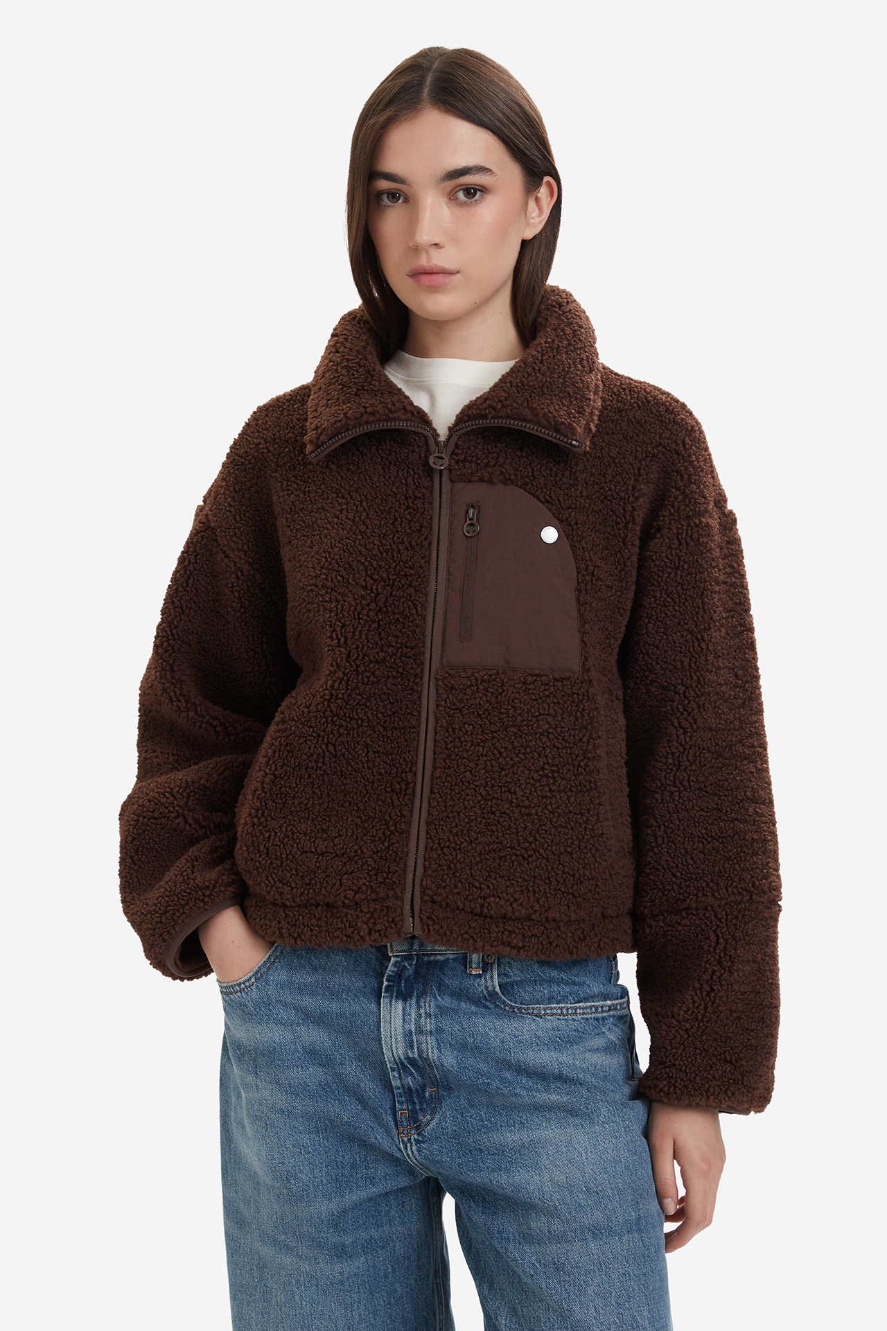Kurtka ROXY W226-RXLJT-1050-37X Brązowy ciemny