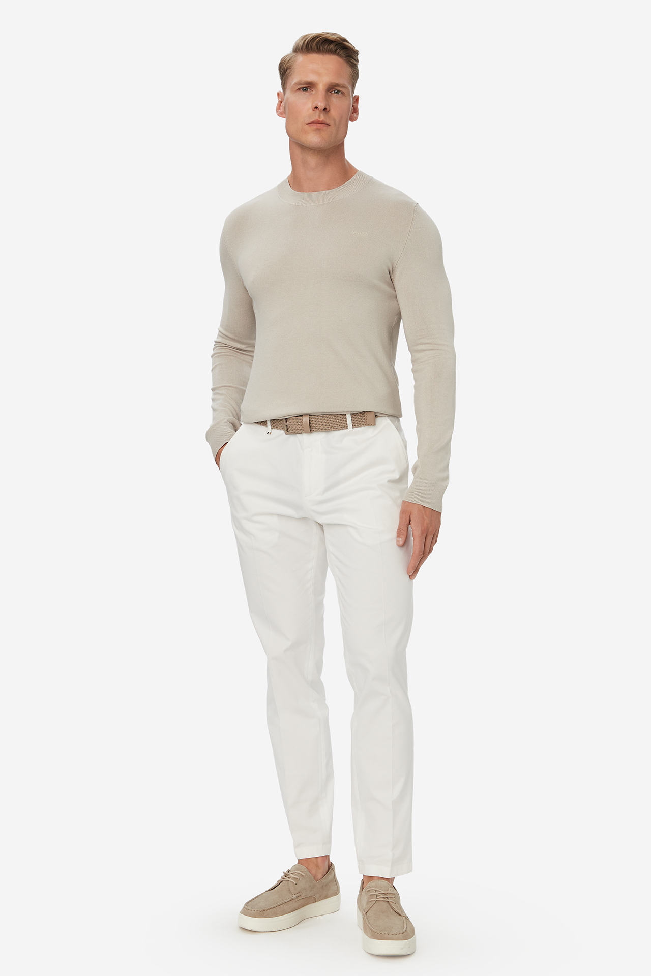 Sweter NAUTICA W226-NAMSW-1091-39X Beżowy