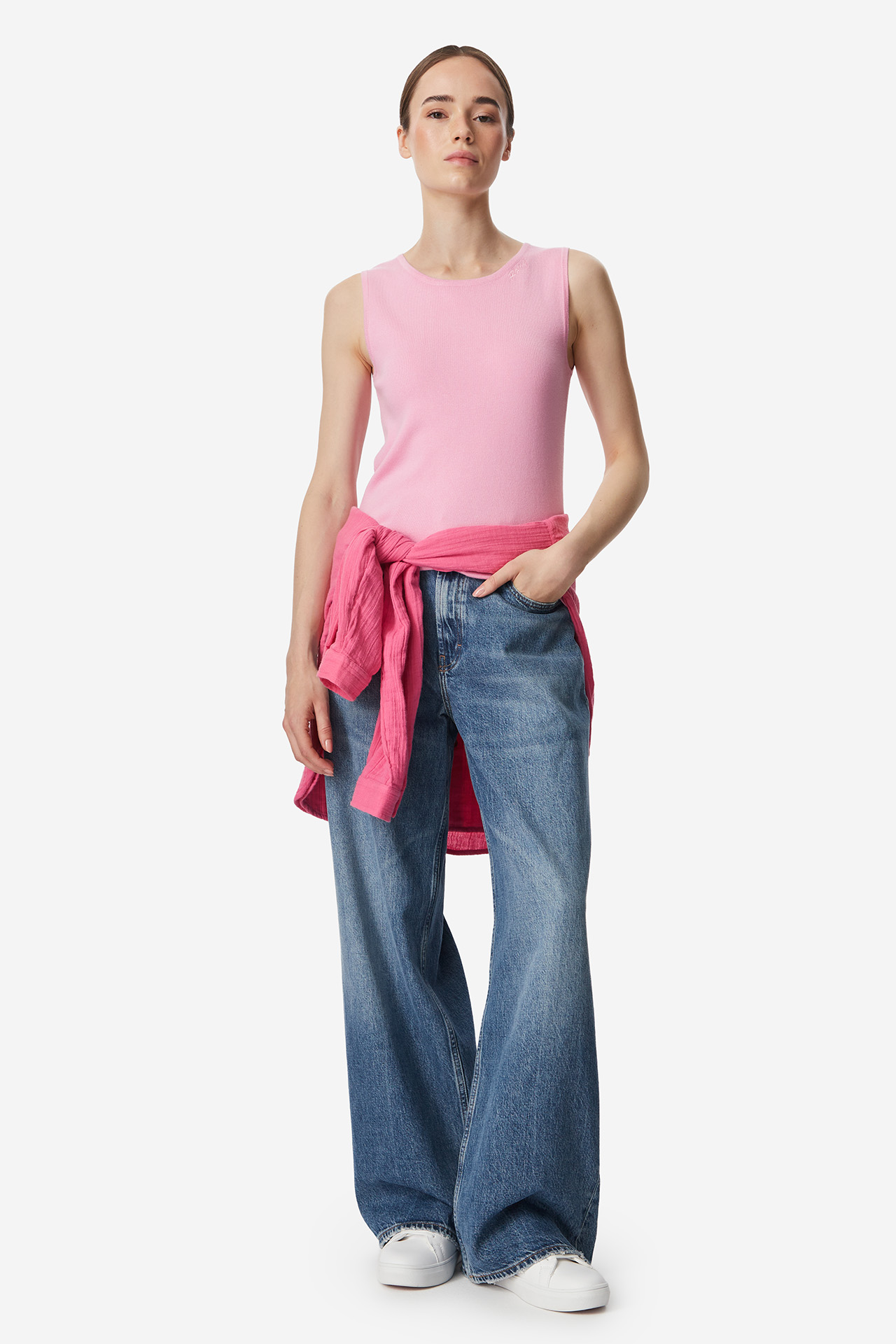 Top ROXY W226-RXLSW-1042-11X Różowy jasny
