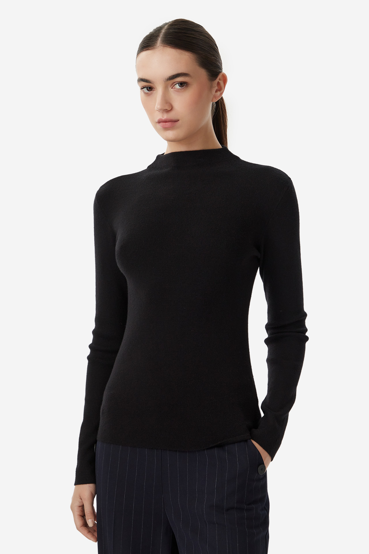 Sweter JENNY W226-JNLSW-1015-48X Czarny