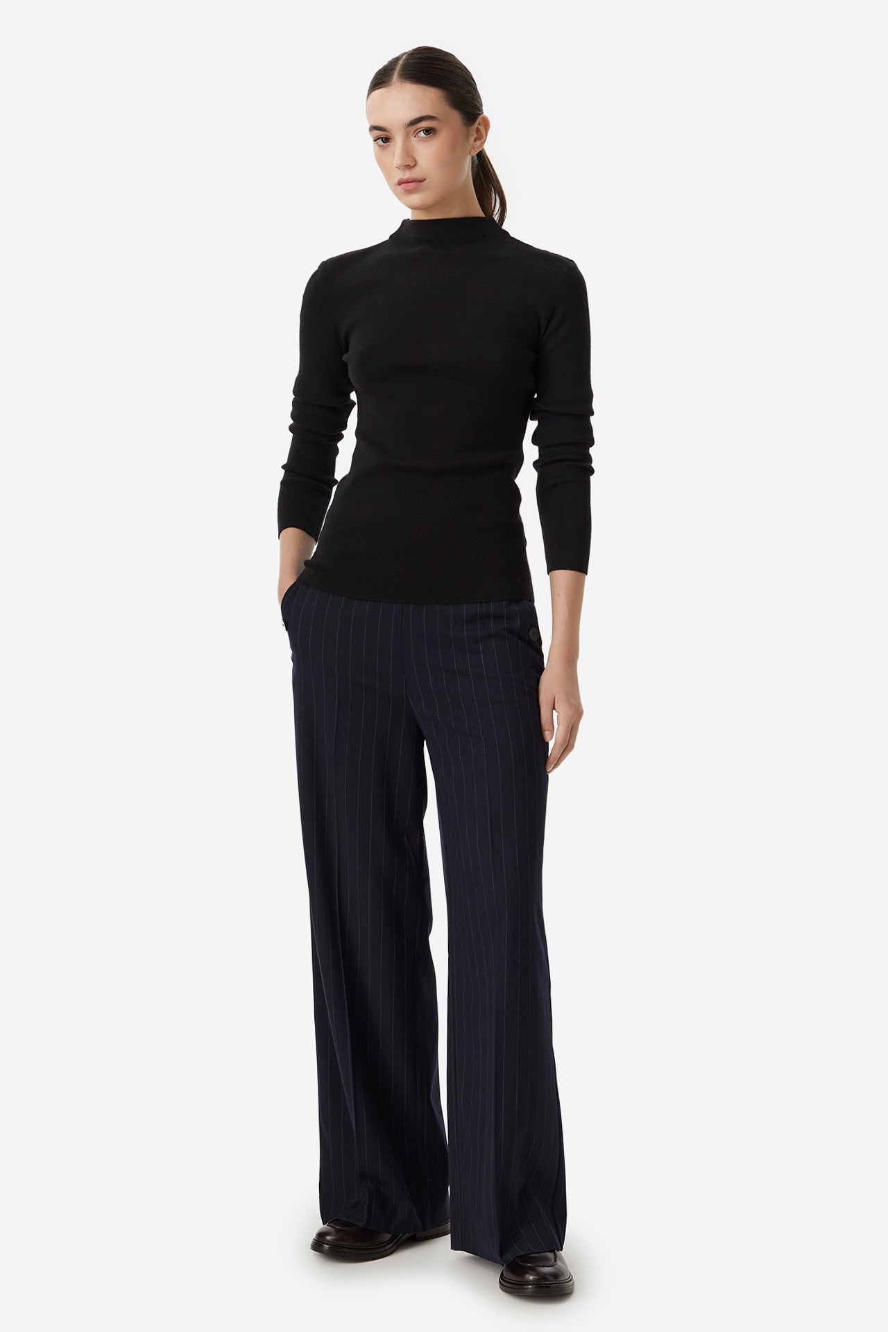 Sweter JENNY W226-JNLSW-1015-48X Czarny