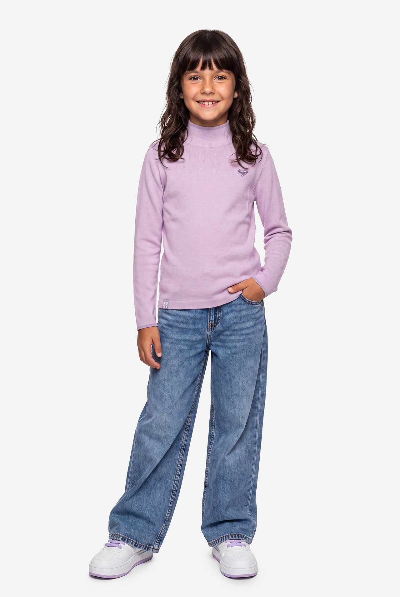 Long sleeve ROXY W226-RXGSW-1039-16X Fioletowy jasny
