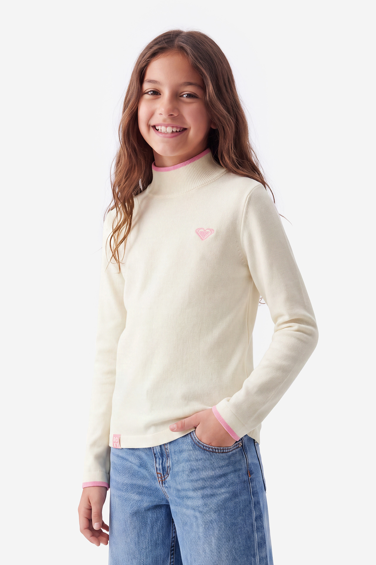 Long sleeve ROXY W226-RXGSW-1039-01X Kremowy