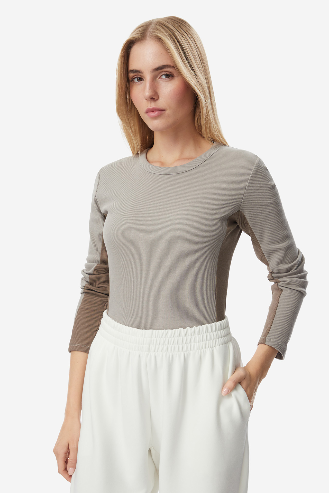 Long sleeve GO SOFT W226-GSLTS-1087-39X Szary