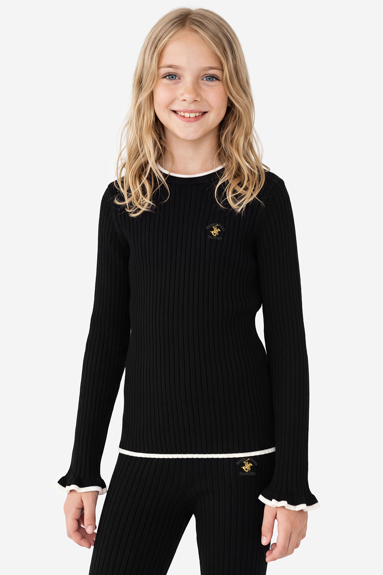 Sweter Beverly Hills Polo Club W226-BHGSW-1151-48X Czarny