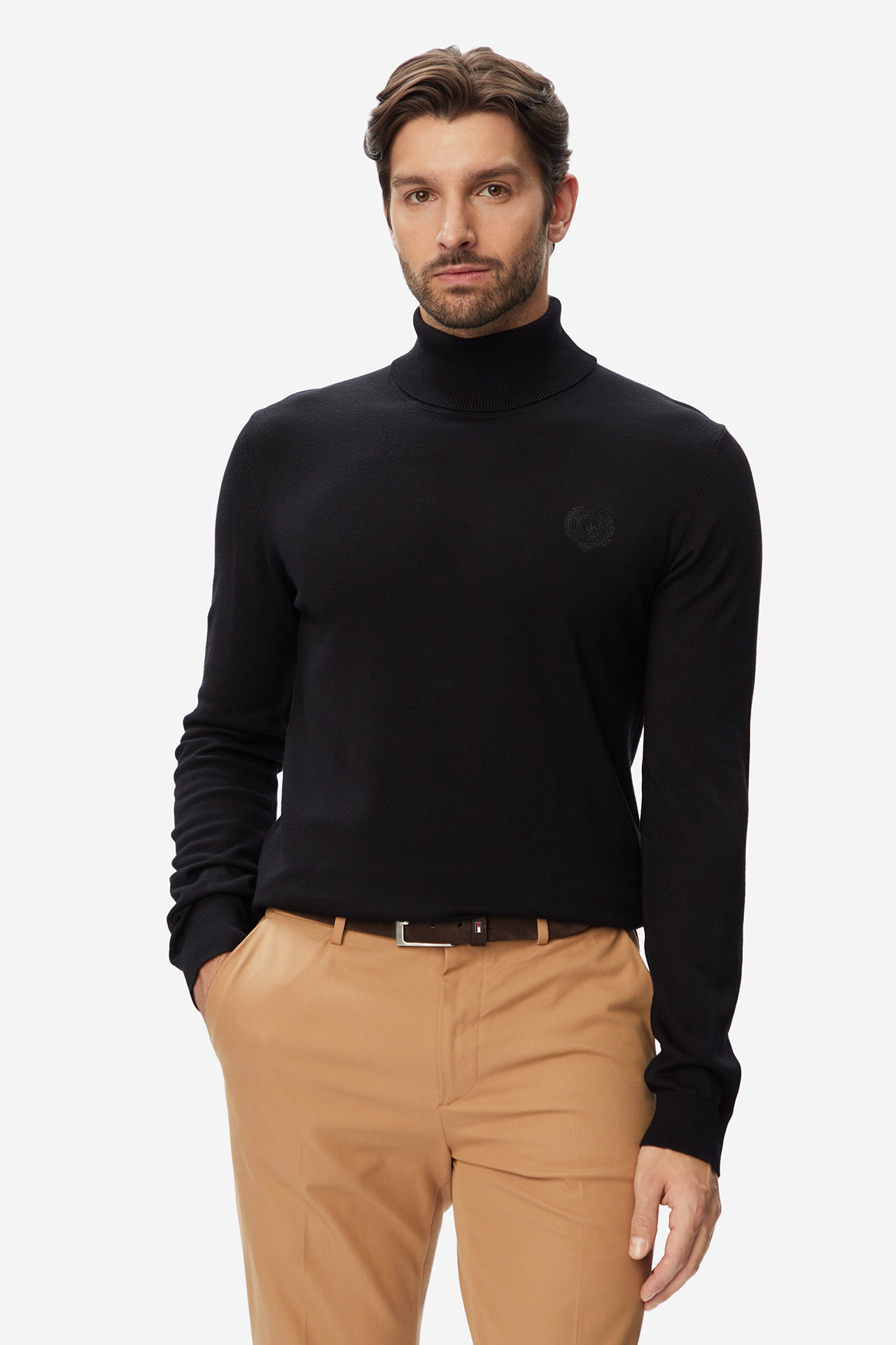 Sweter Beverly Hills Polo Club W226-BHMSW-1117-48X Czarny