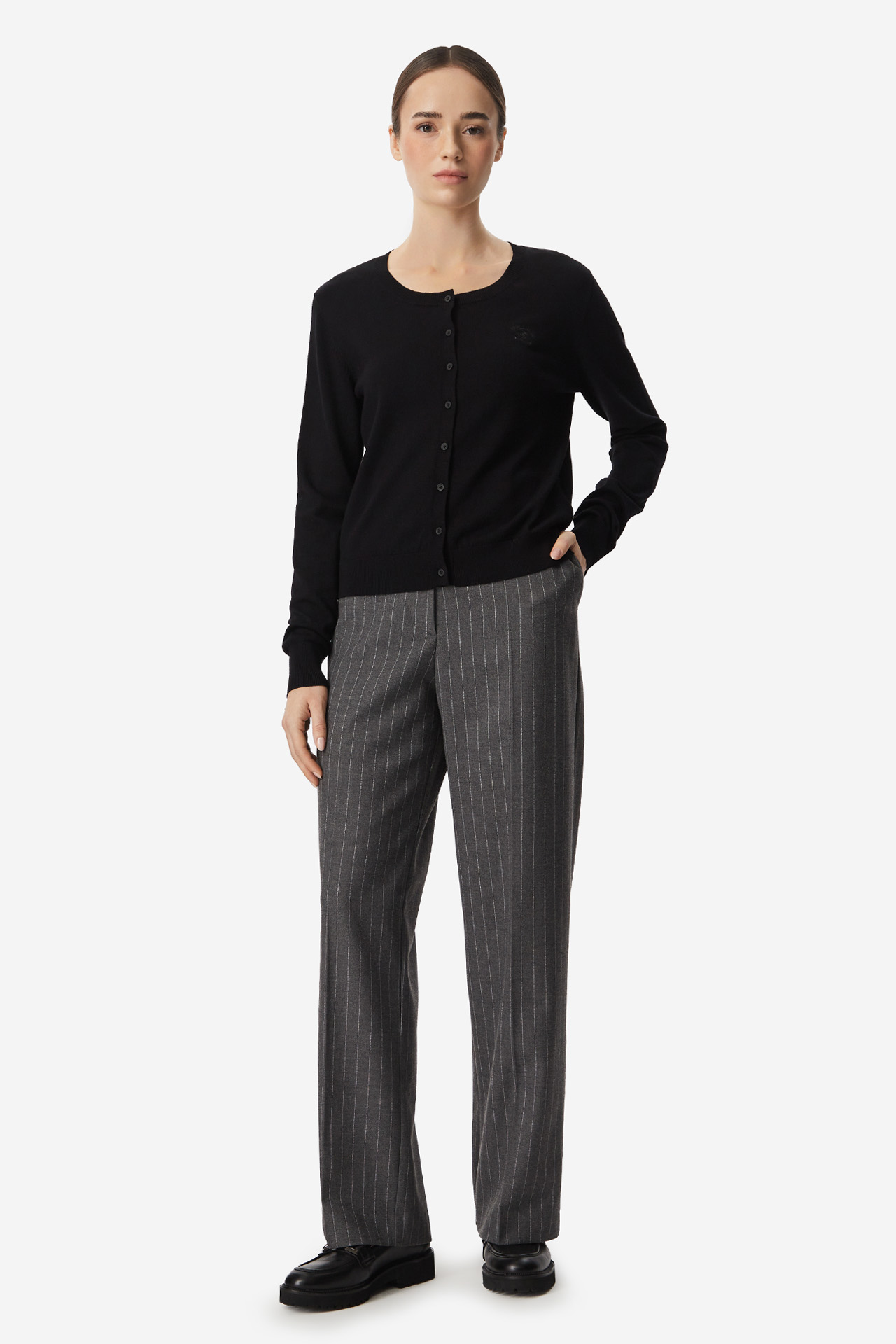 Sweter Beverly Hills Polo Club W226-BHLSW-1103-48X Czarny