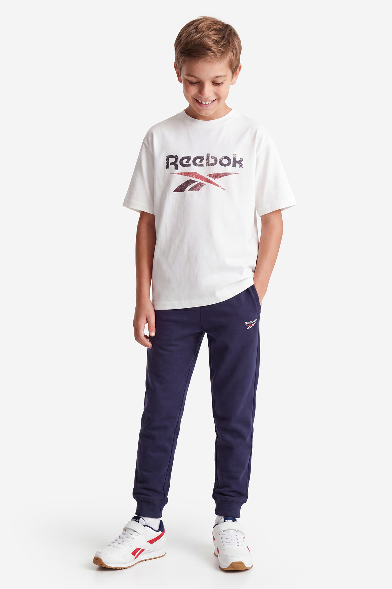 T-shirt REEBOK W226-RBBTS-1076-01X Biały