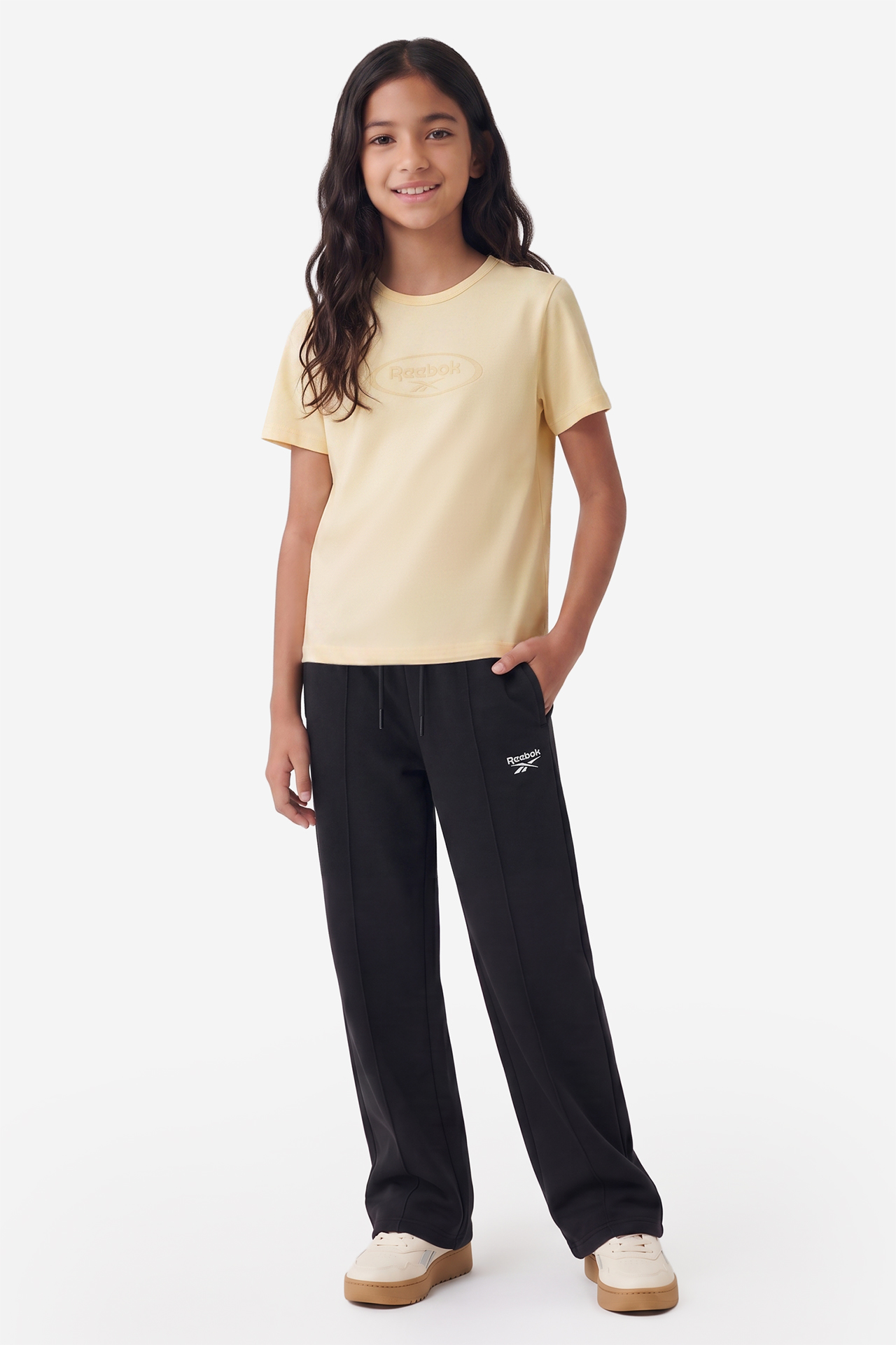 T-shirt REEBOK W226-RBGTS-1077-04X Żółty