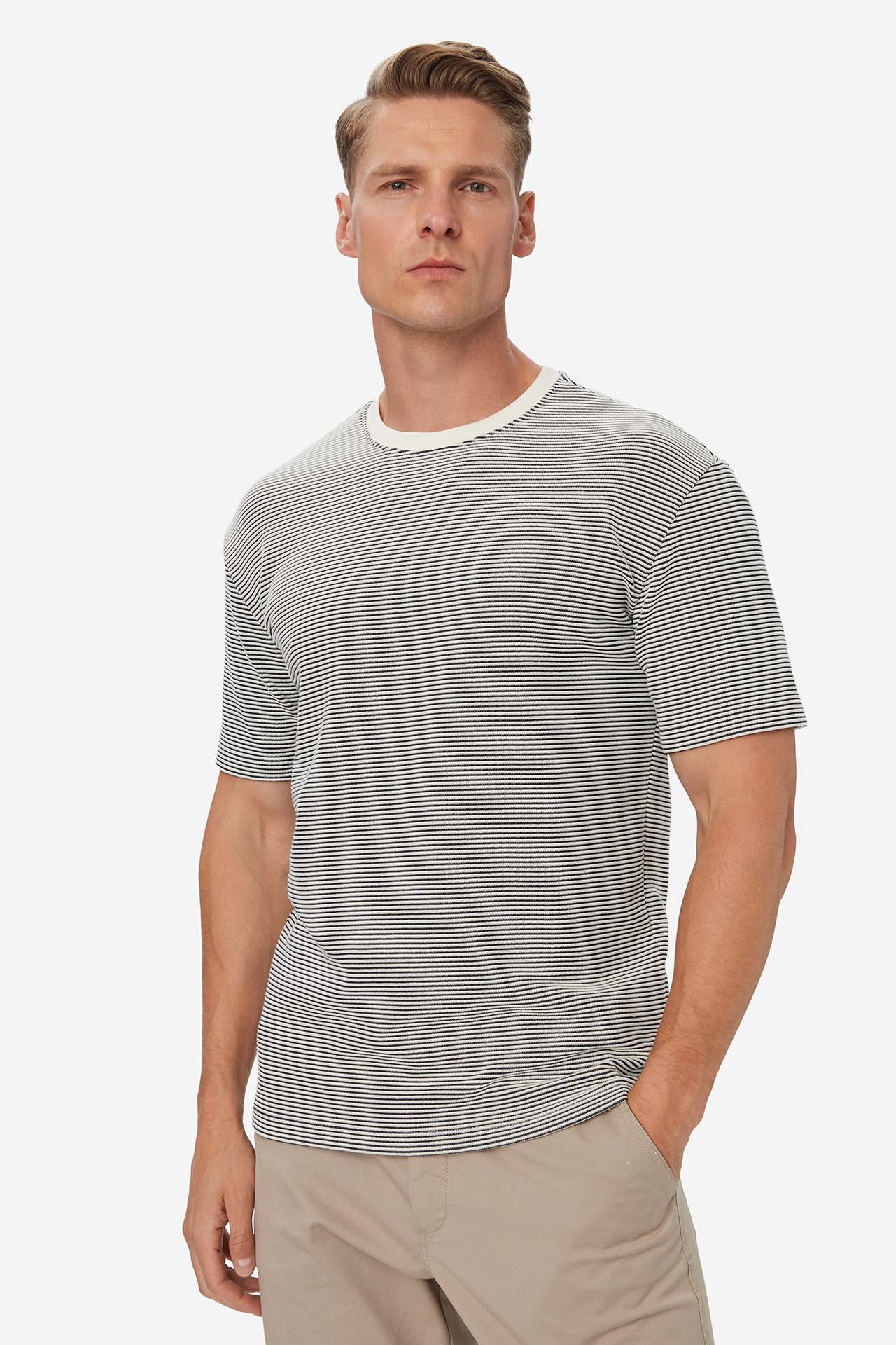 T-shirt NAUTICA W226-NAMTS-1143-19S Granatowy