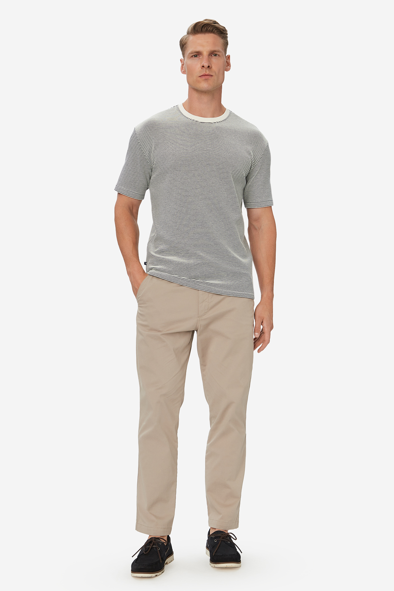 T-shirt NAUTICA W226-NAMTS-1143-19S Granatowy