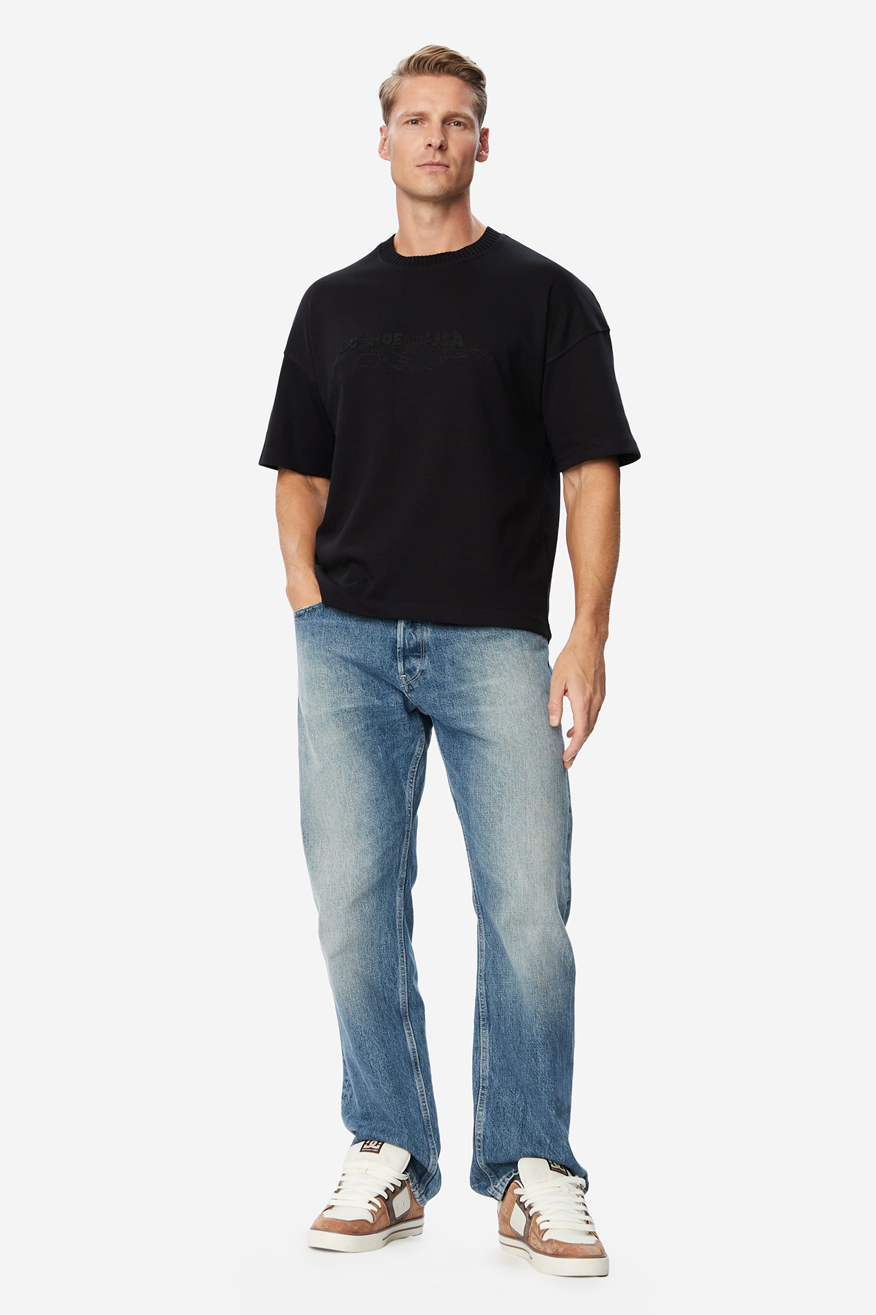 T-shirt DC SHOES W226-DCMTS-1092-48X Czarny