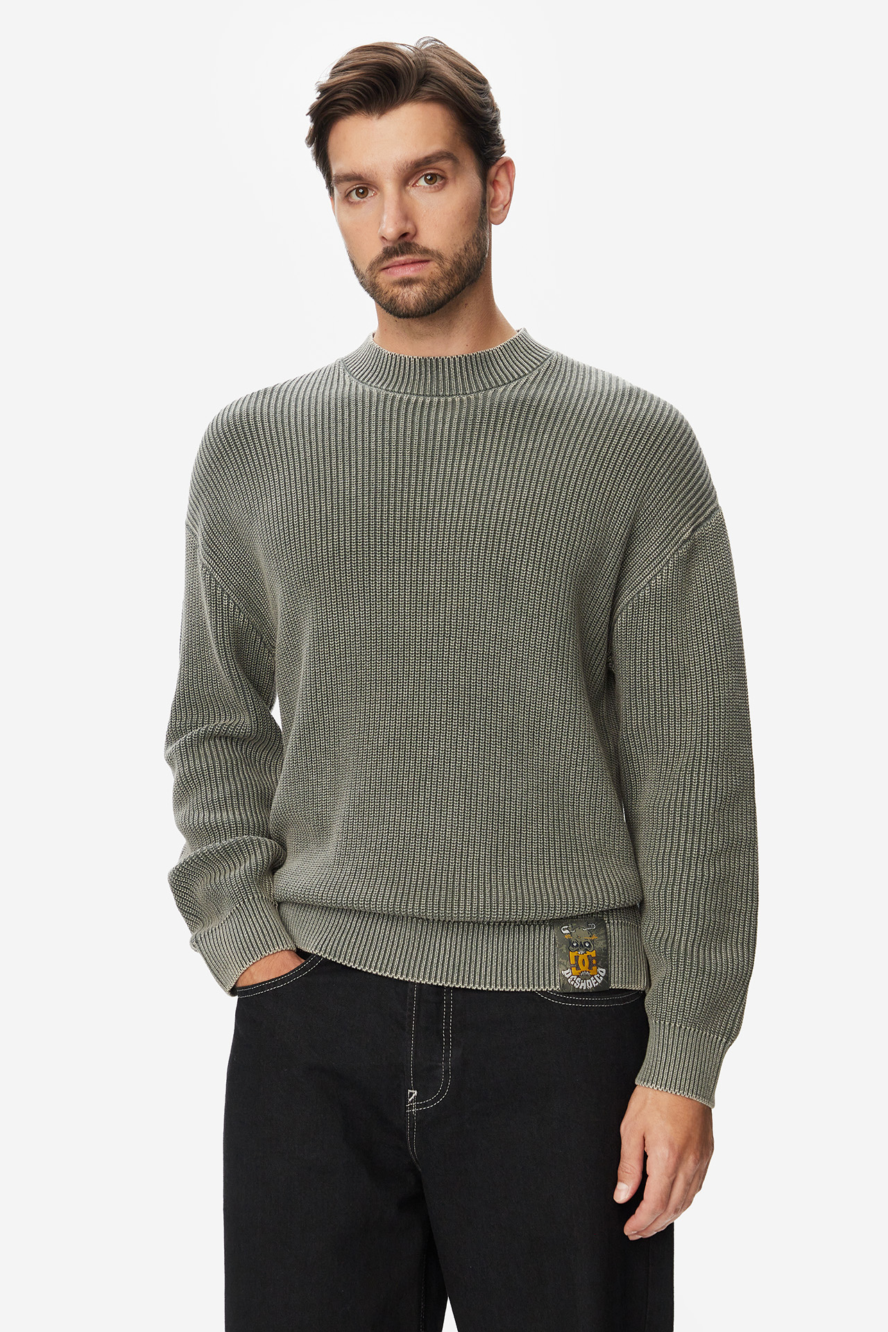 Sweter DC SHOES W226-DCMSW-1056-43X Szary ciemny