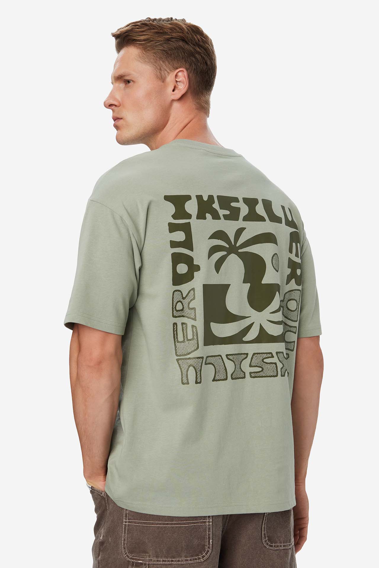 T-shirt QUIKSILVER W226-QSMTS-1056-27X Zielony