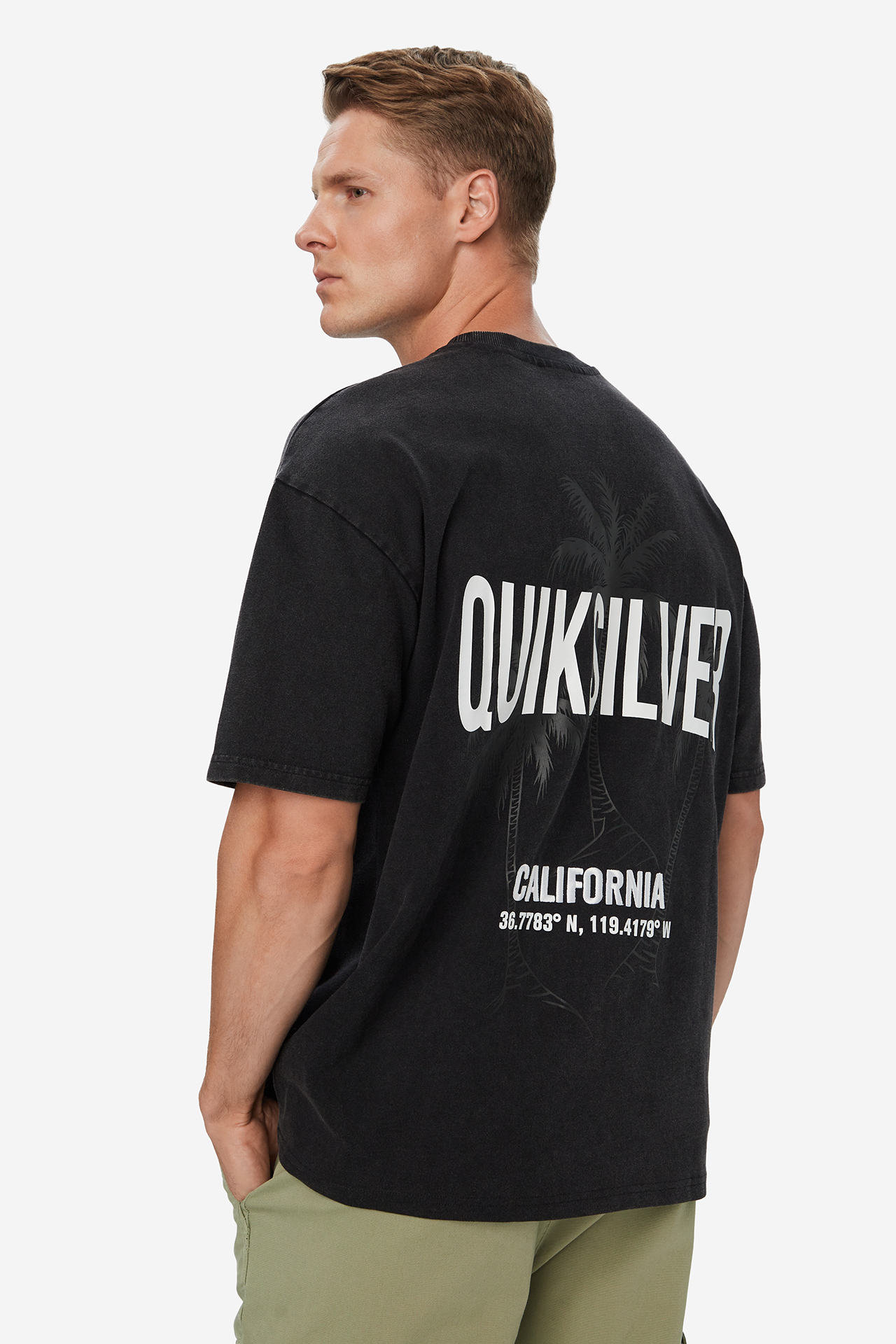 T-shirt QUIKSILVER W226-QSMTS-1055-48X Czarny
