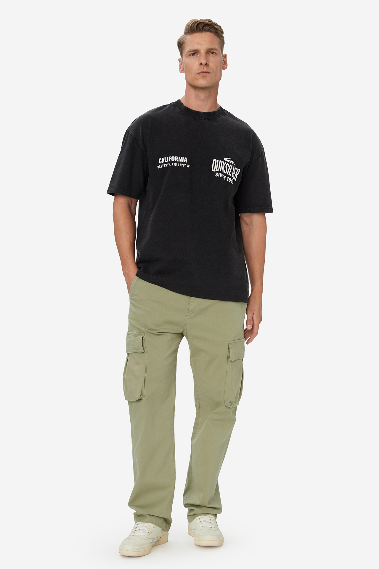 T-shirt QUIKSILVER W226-QSMTS-1055-48X Czarny