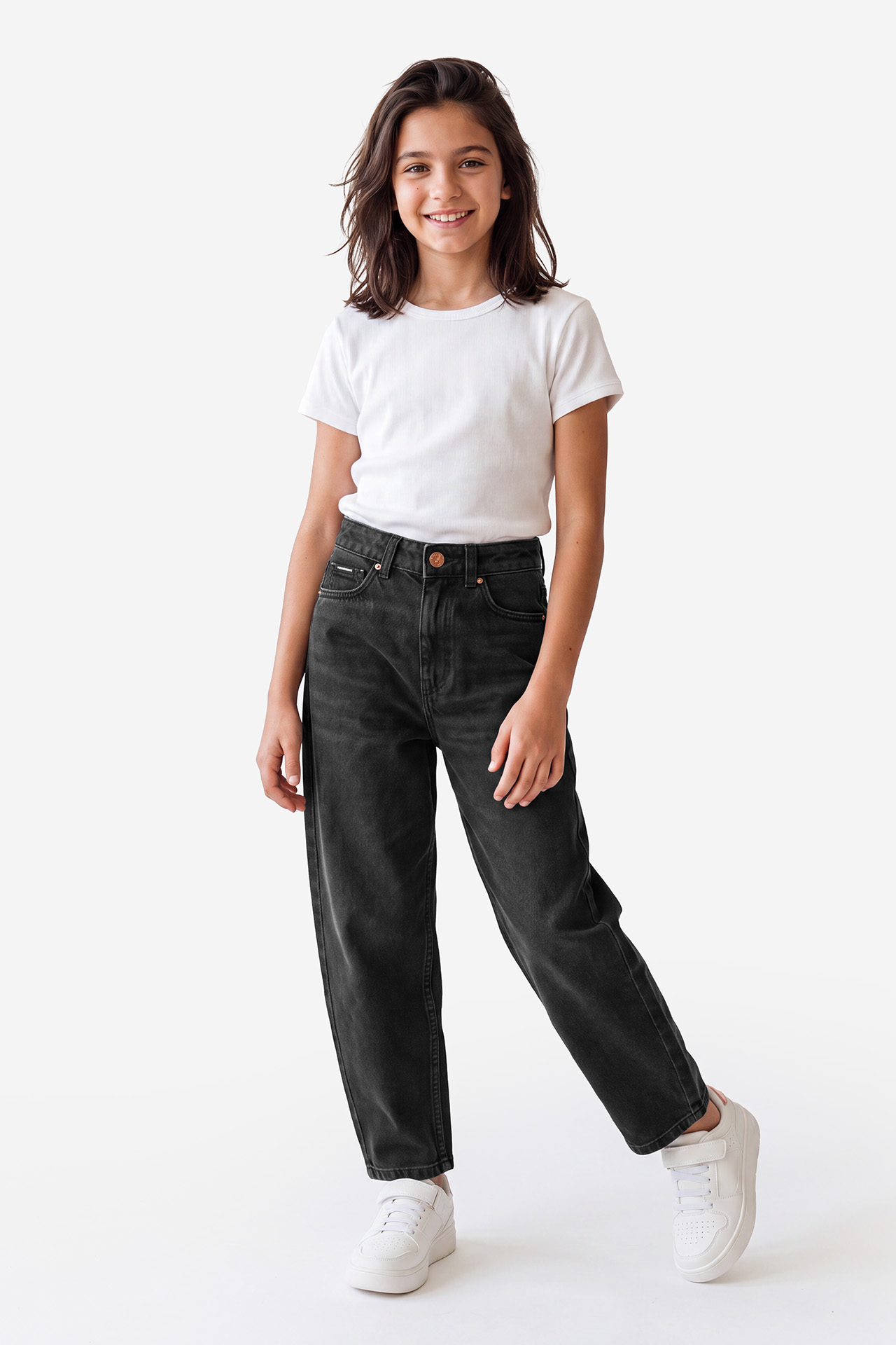 Spodnie jeansowe AMERICANOS W226-AMGTR-1035-48D Czarny