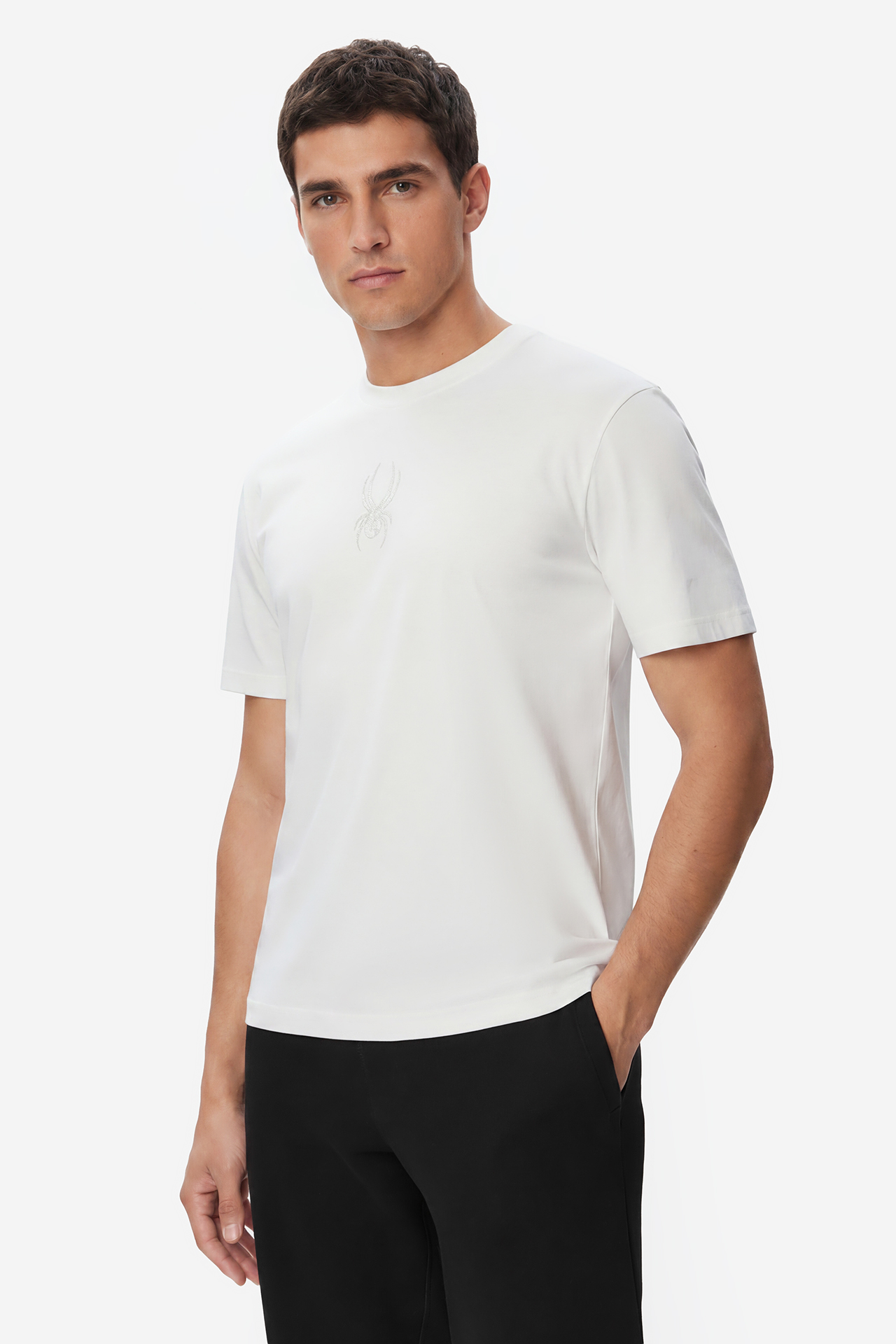 T-shirt SPYDER W226-SPMTS-1050-01X Czarny
