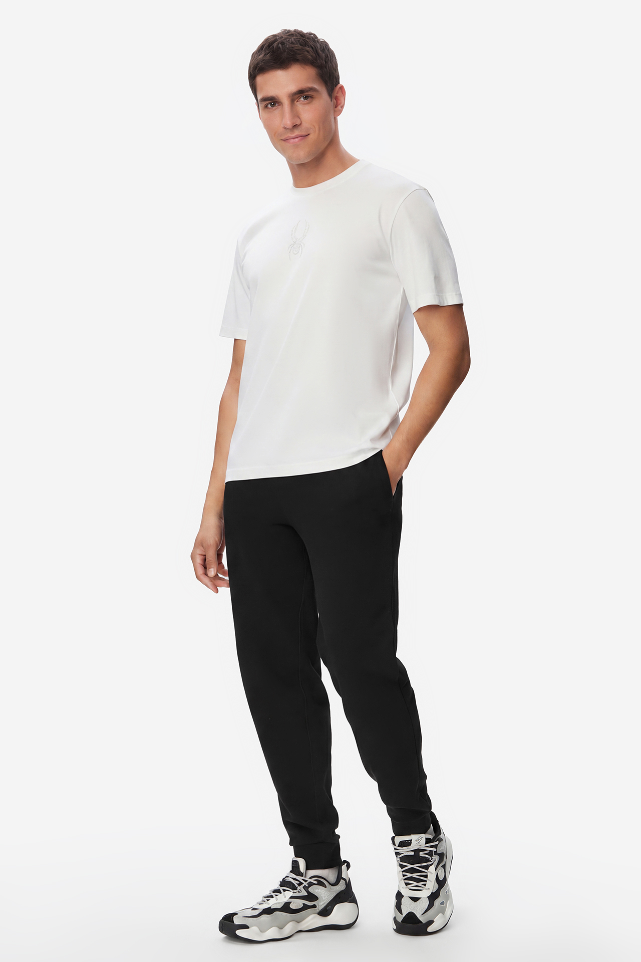 T-shirt SPYDER W226-SPMTS-1050-01X Czarny