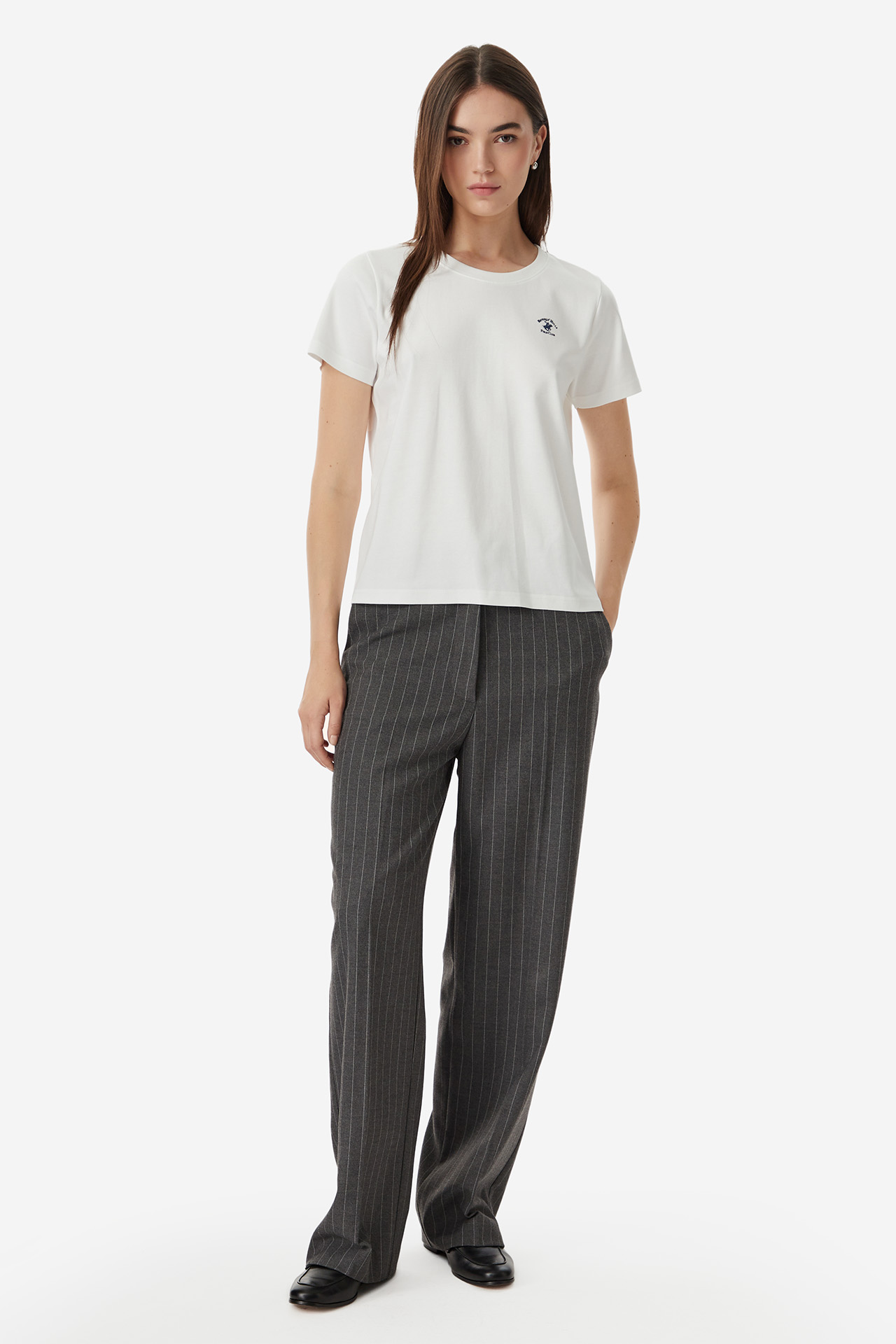 T-shirt Beverly Hills Polo Club W226-BHLTS-1222-01X Beżowy