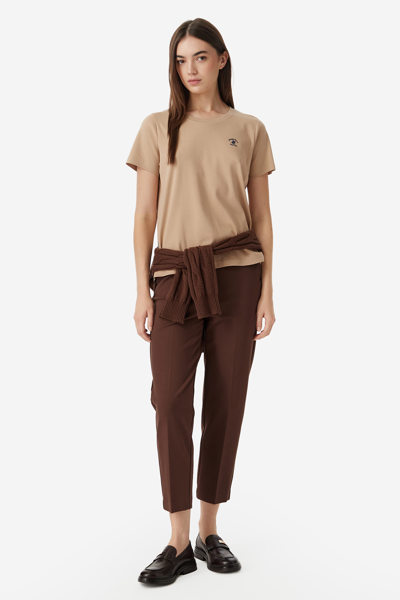 T-shirt Beverly Hills Polo Club W226-BHLTS-1222-39X Beżowy