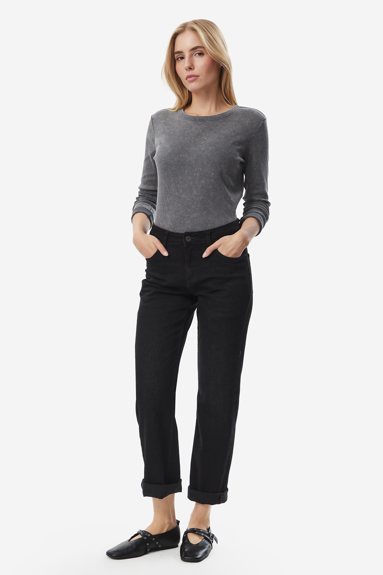 Spodnie jeansowe AMERICANOS W226-AMLTR-1037-48D Czarny