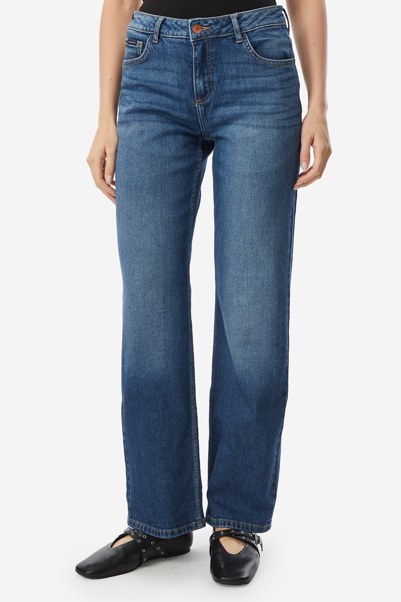 Spodnie jeansowe AMERICANOS W226-AMLTR-1037-23D Niebieski