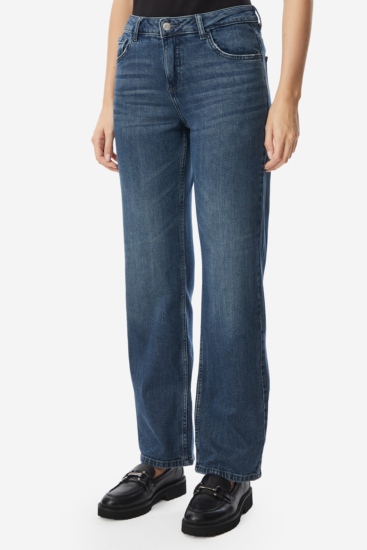 Spodnie jeansowe AMERICANOS W226-AMLTR-1037-21D Niebieski