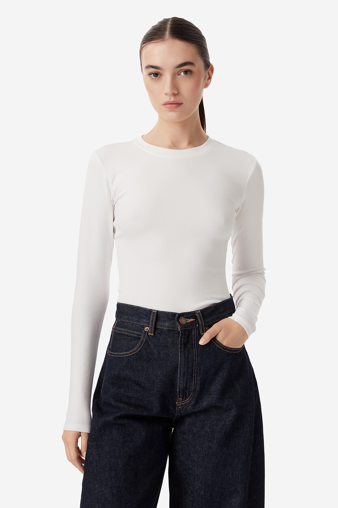Long sleeve JENNY W226-JNLTS-1067-01X Biały