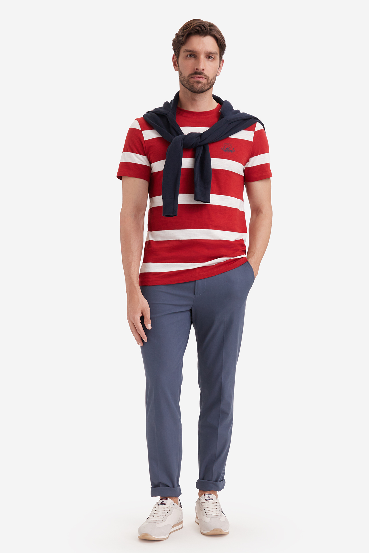 T-shirt BEVERLY HILLS POLO CLUB W226-BHMTS-1216-09S Czerwony